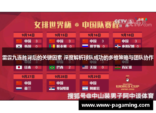 雷霆九连胜背后的关键因素 深度解析球队成功的多维策略与团队协作